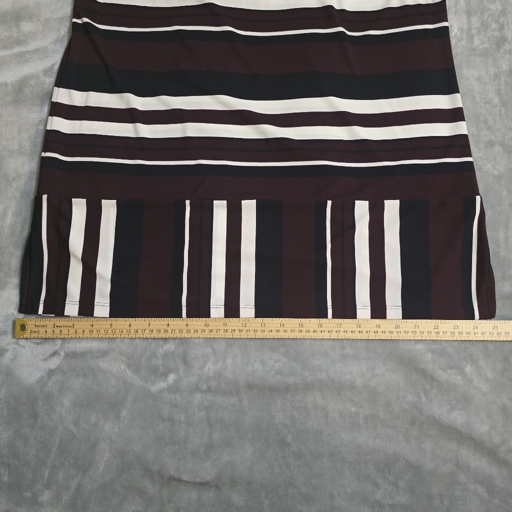 NWT Tommy Hilfiger Womens Sleeveless Dress Blouse XL Purple Blue White - Picture 3 of 13